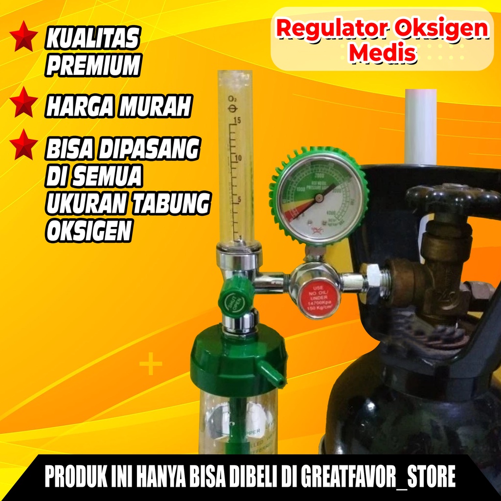 Regulator oksigen medis Kualitas Premium dan murah