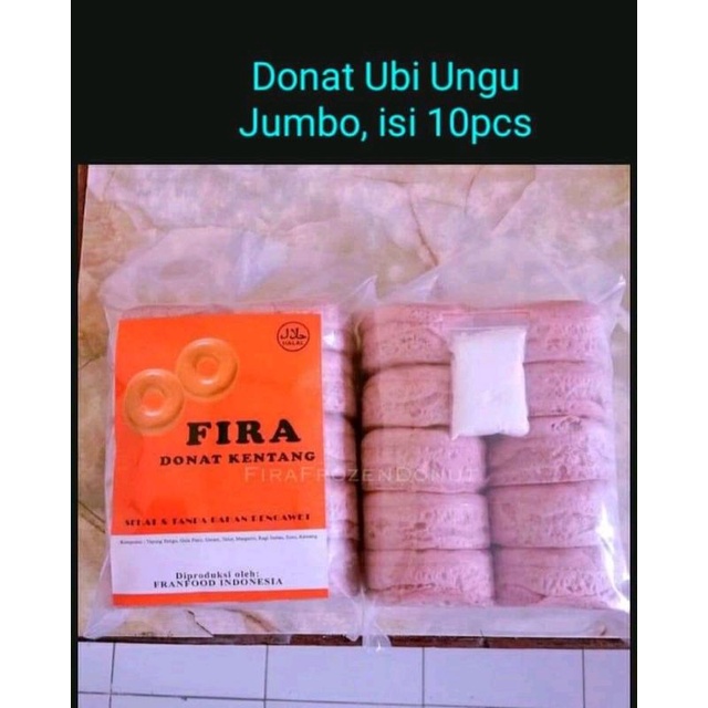 

Donat Ubi Ungu Jumbo isi 10 free gula