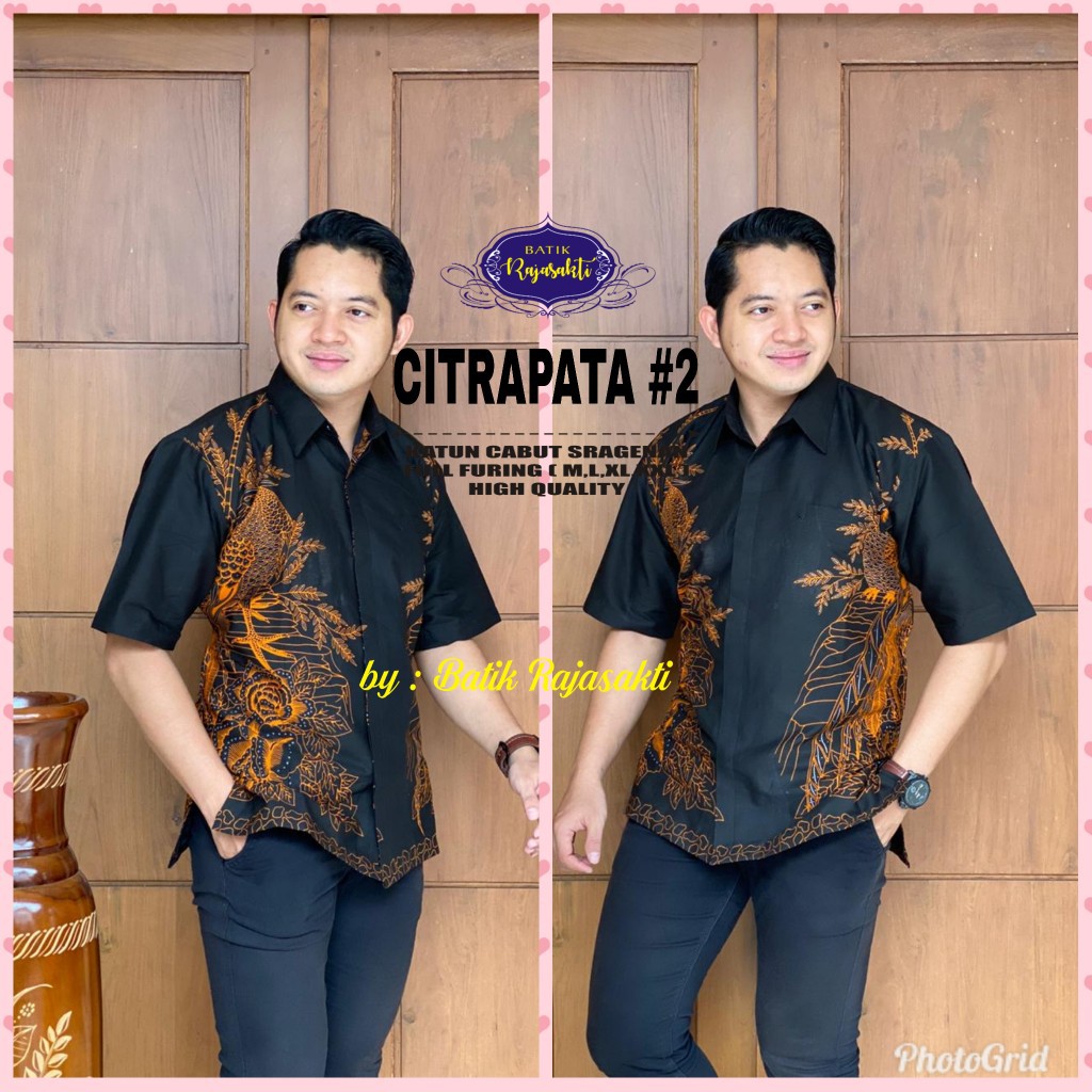 CITRAPATA 2 RAJASAKTI KEMEJA BATIK SOLO PRIA LENGAN PENDEK PANJANG LAPIS FURING ATASAN PREMIUM MODERN KATUN HALUS BERLIAN BIRU BHARATAYUDA BIMASENA BIRENDRA BIRU INDAH BRAHMAKERTA BRAHMAKERTA MERAH BUDIDRAWA MERAK KEMAYU KENCONO LUHUR TWO KENCONO MUNGIL