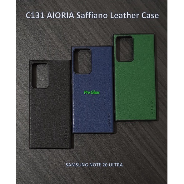 C131 Samsung Note 20 / Note 20 PLUS / Note 20 ULTRA AIORIA Saffiano Leather Case