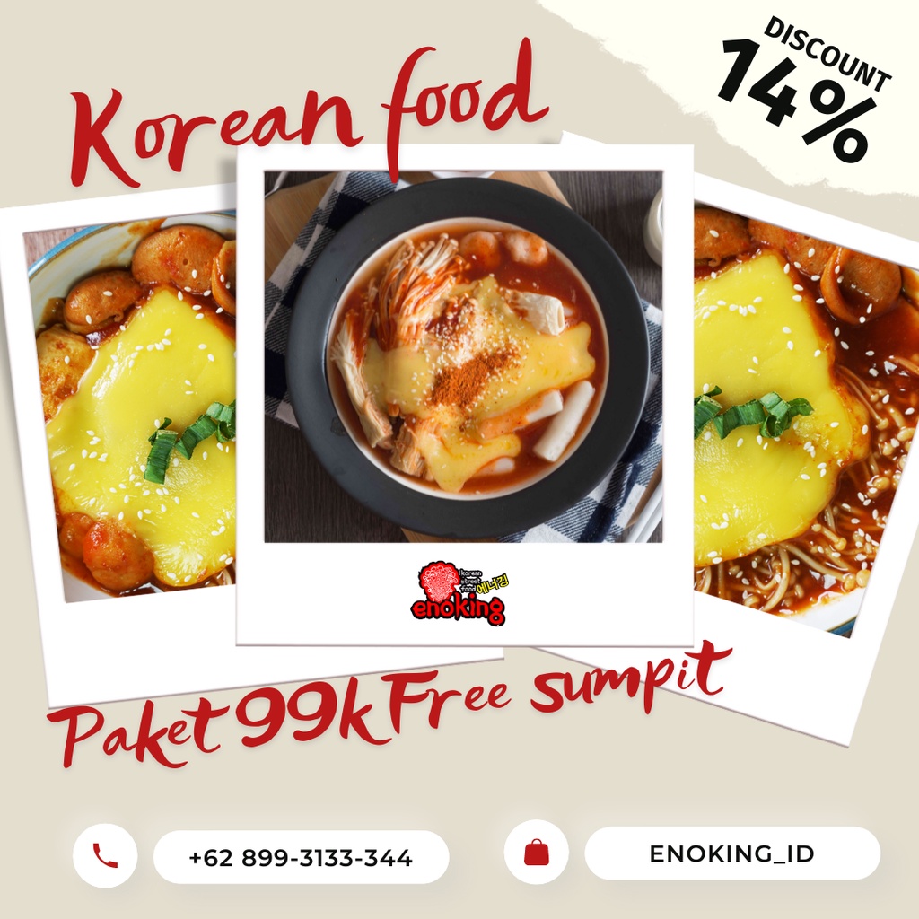 

PAKET 99K FREE SUMPIT (ENOKI SPESIAL MOZARELLA & RABOKI)
