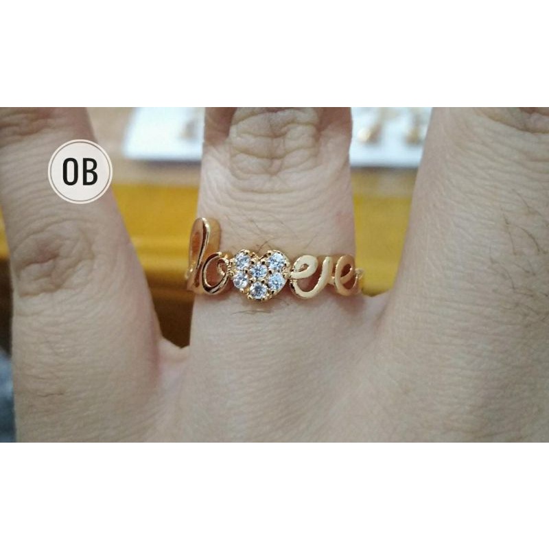 Cincin Xuping Dewasa Motif Love Mata Mata N24062203