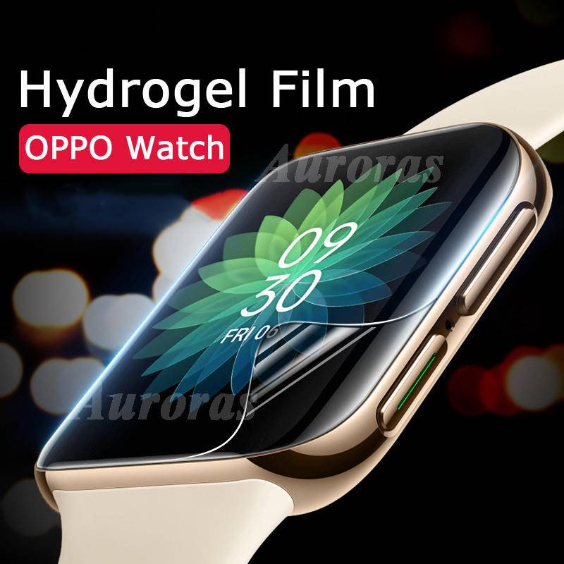 1-3pcs Film Hydrogel Pelindung Layar Untuk OPPO Watch Free 2 41mm 42mm 46mm