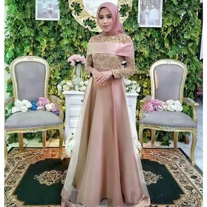 Gamis Gaul 2020 Maxi Dress Brokatbaju Pestalongdres Remajagamis Muslimah Murahdres Ladangki