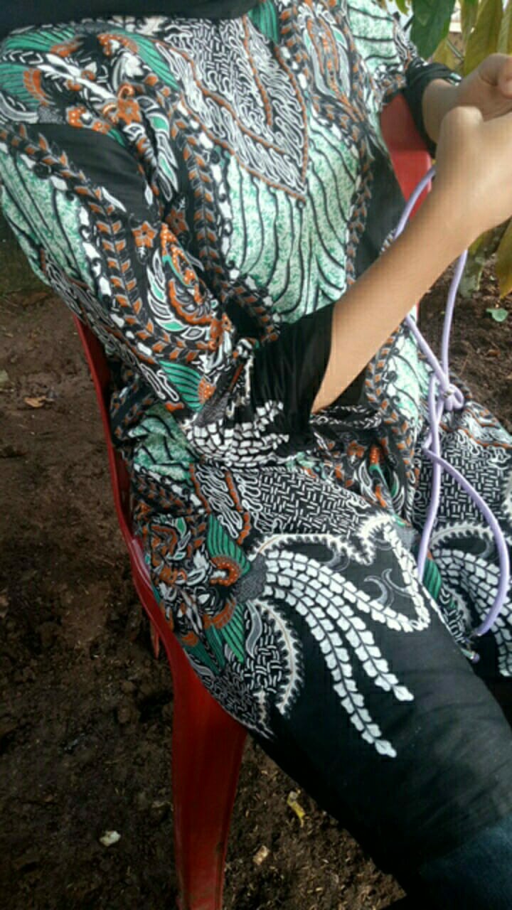 Batik Couple Keluarga Sania Ruffle Ori Ndoro Jowi Dnt Motif Madu Termurah Di Shopee