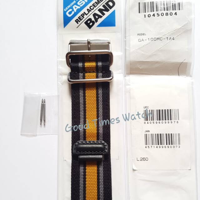 STRAP G-SHOCK GA-100MC-1A4 / GA 100MC GA 100 Casio Original