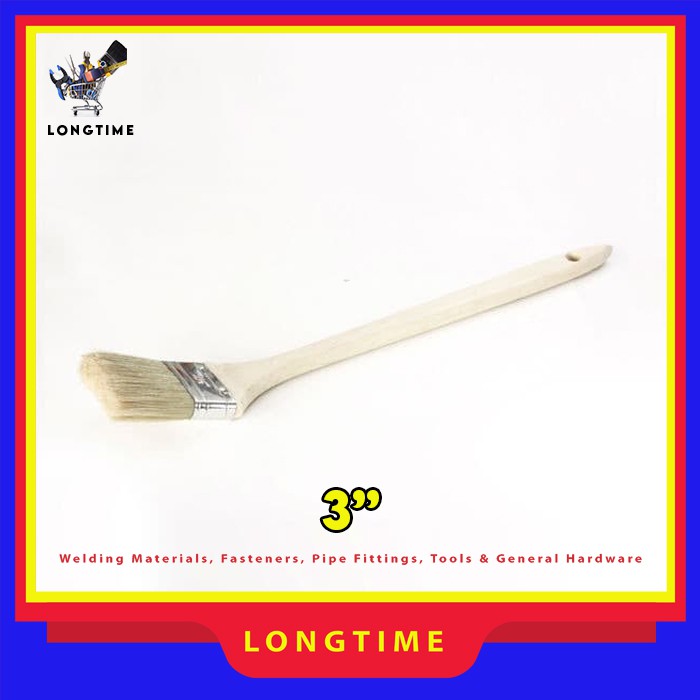 

Kuas Panajang putih Kuas Cat Bengkok Angle Brush paint Brush IMPA 3”