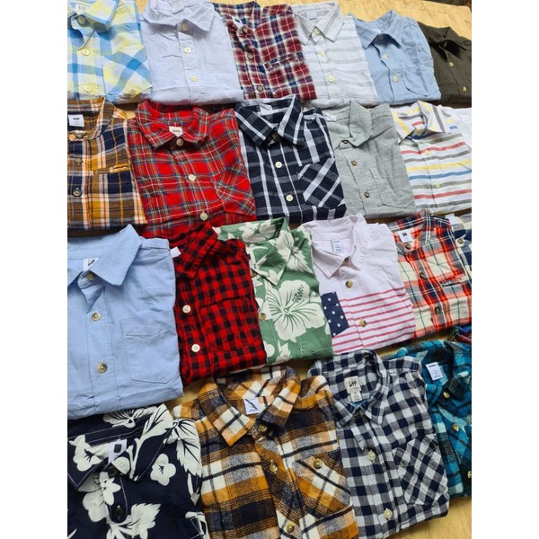 KEMEJA LENGAN PANJANG ANAK LAKI LAKI GAP KIDS,,OLD NAVY