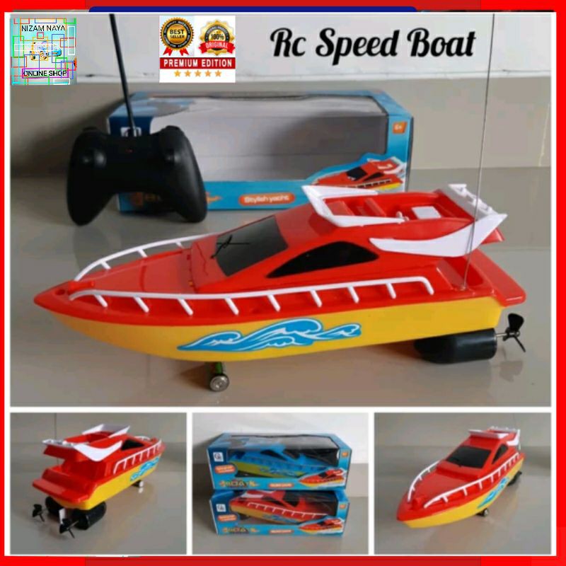  MAINAN  PERAHU  AIR REMOTE  CONTROL KAPAL RC RACING BOAT 