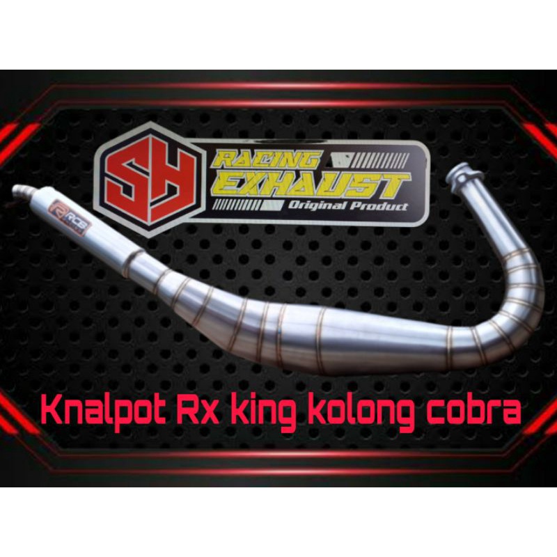 Knalpot RX king kolong cobra RCB stainlist