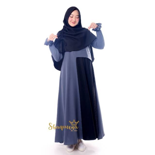 SET Gamis Syari Halwa by Shaqueena Lipit