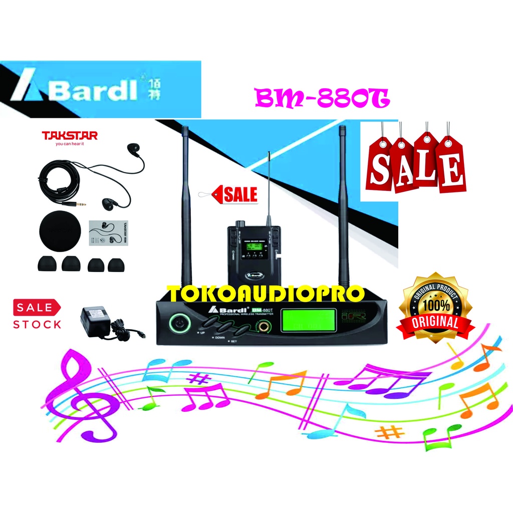 Bardl BM880T bm-880t In-ear Monitoring System harga obral