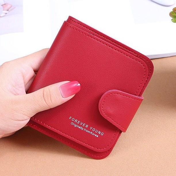 Medan Termurah KD39 Korean style Dompet cantik leather Dompet wanita Lipat import FY simple