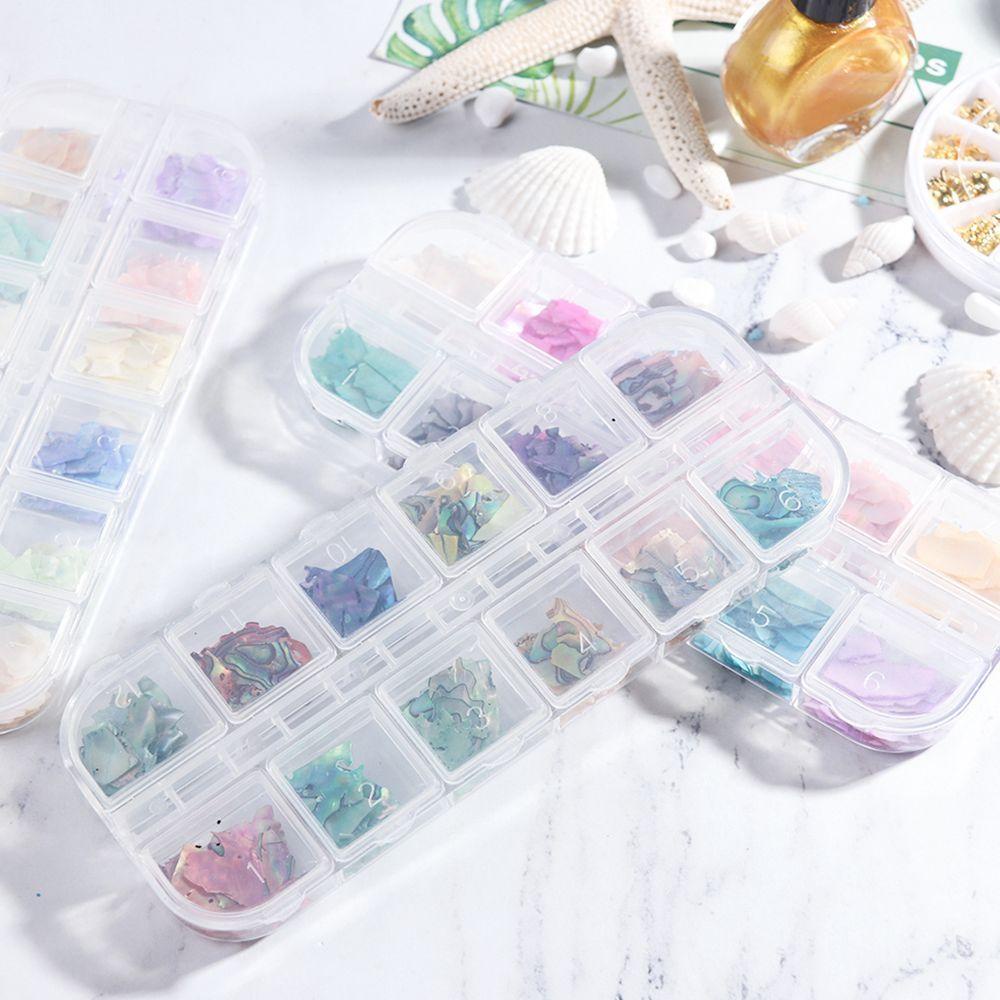 Mxbeauty Paku Serpihan Glitter Abalone Laser Shell Slice Paillette Irregular Mermaid Flakes Sequin