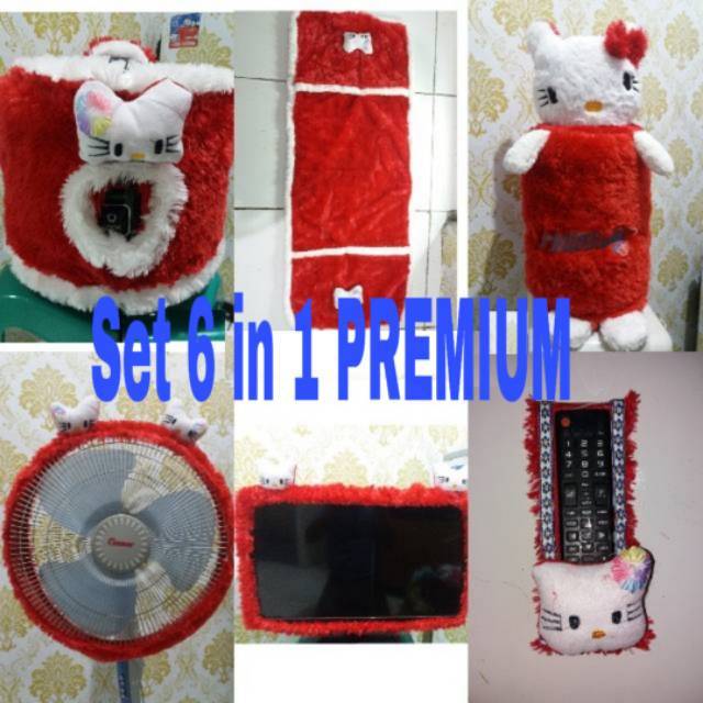 HOME SET RASFUR 6 IN 1 PREMIUM TERBAIK (Galonkepala,mejikomkaret,kulkaspuring,tv21-32,kipas,remot)