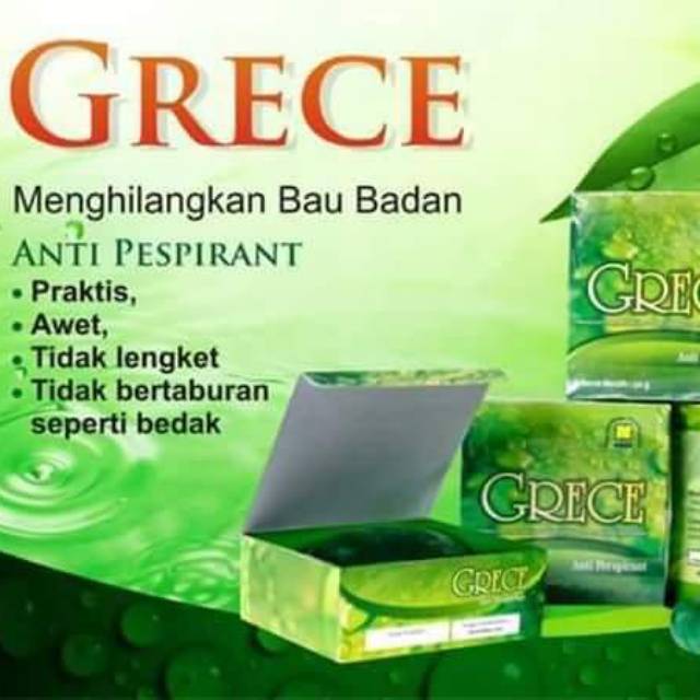GRECE Obat Ampuh Bau Badan terhindar dari bau badan hilang 24jam