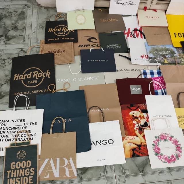 

(TERLARIS) paper Branded bag Original Various Guess Paperbag