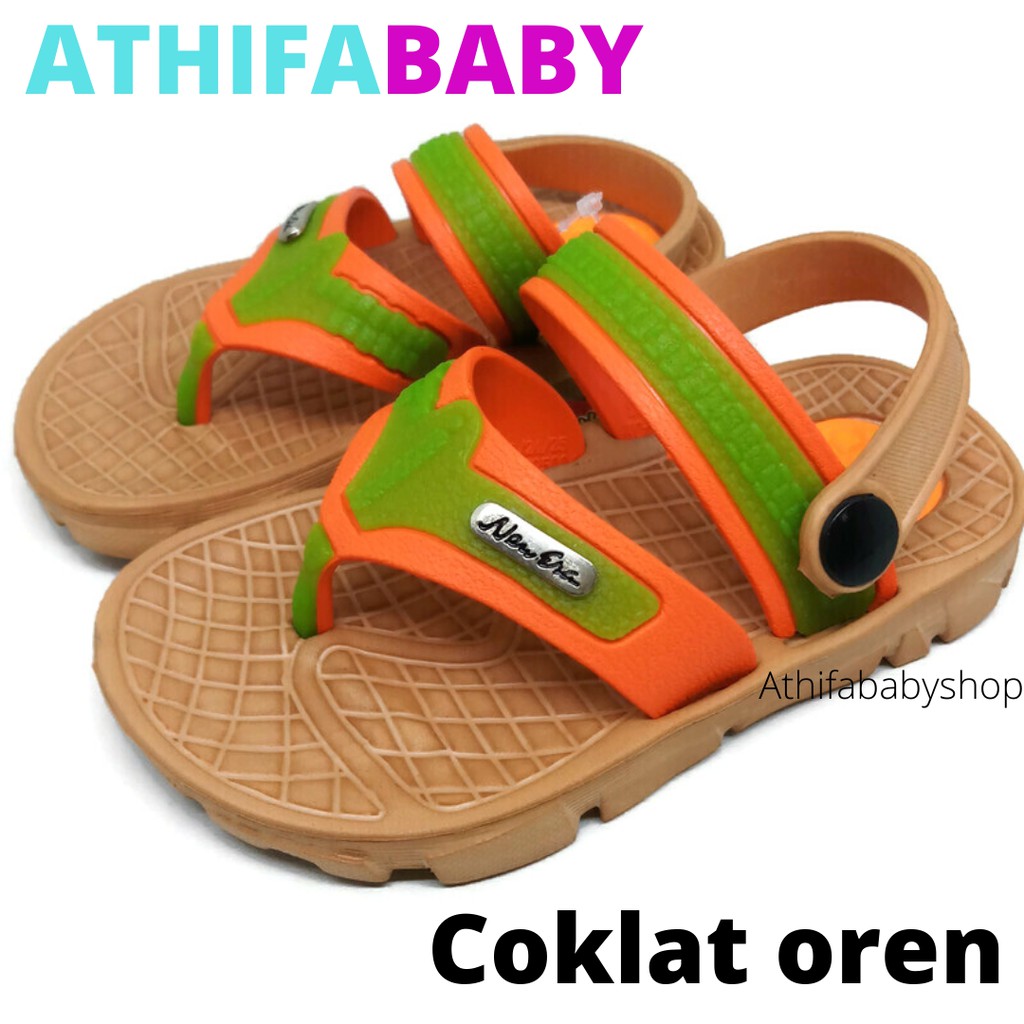 Sandal Gunung Anak Bayi Perempuan Laki Lelaki Sendal Jepit Balita New Era Usia Umur 2 3 4 5 tahun