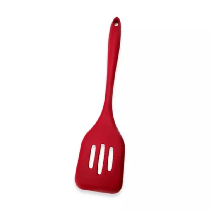 SUTIL Silikon Tahan Panas Spatula Silicone Anti Lengket Food Grade / Sutil Siliko Lubang Tahan Panas