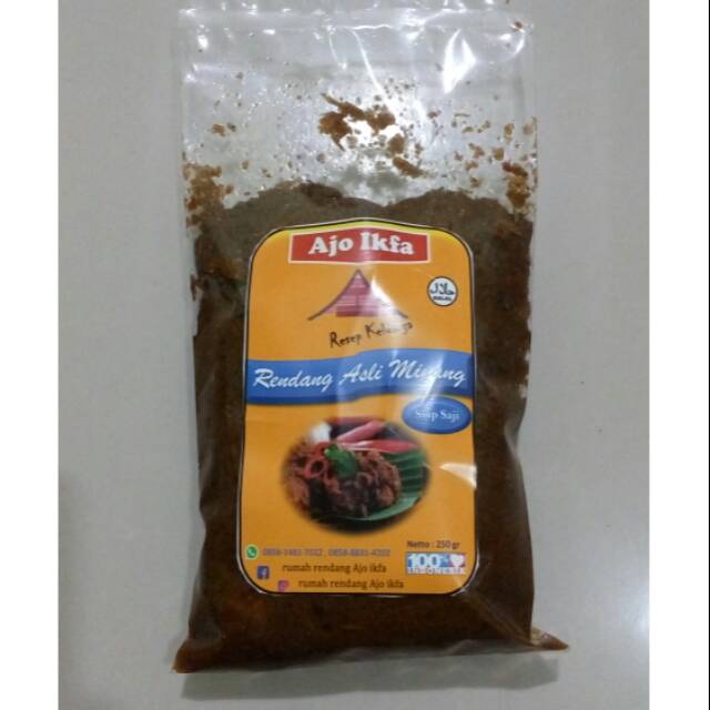 

Rendang Sapi Ajo Ikfa Asli Minang