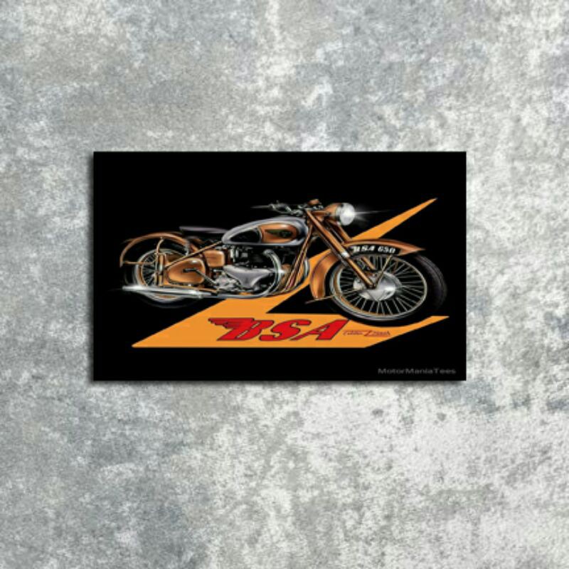 Poster Dinding Motor BSA