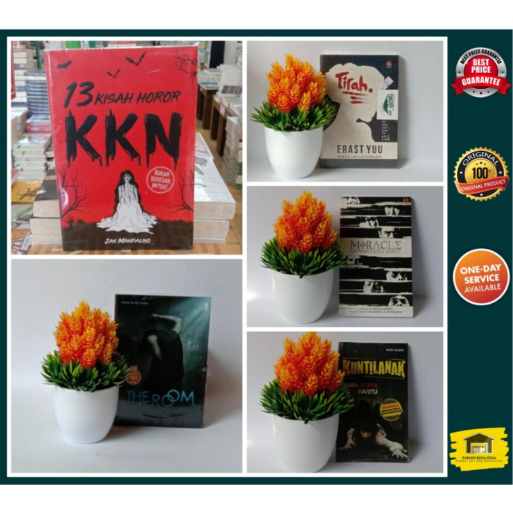 PAKET 5 BUKU Novel Horor 13 Kisah Horor KKN - Jan Mandalino