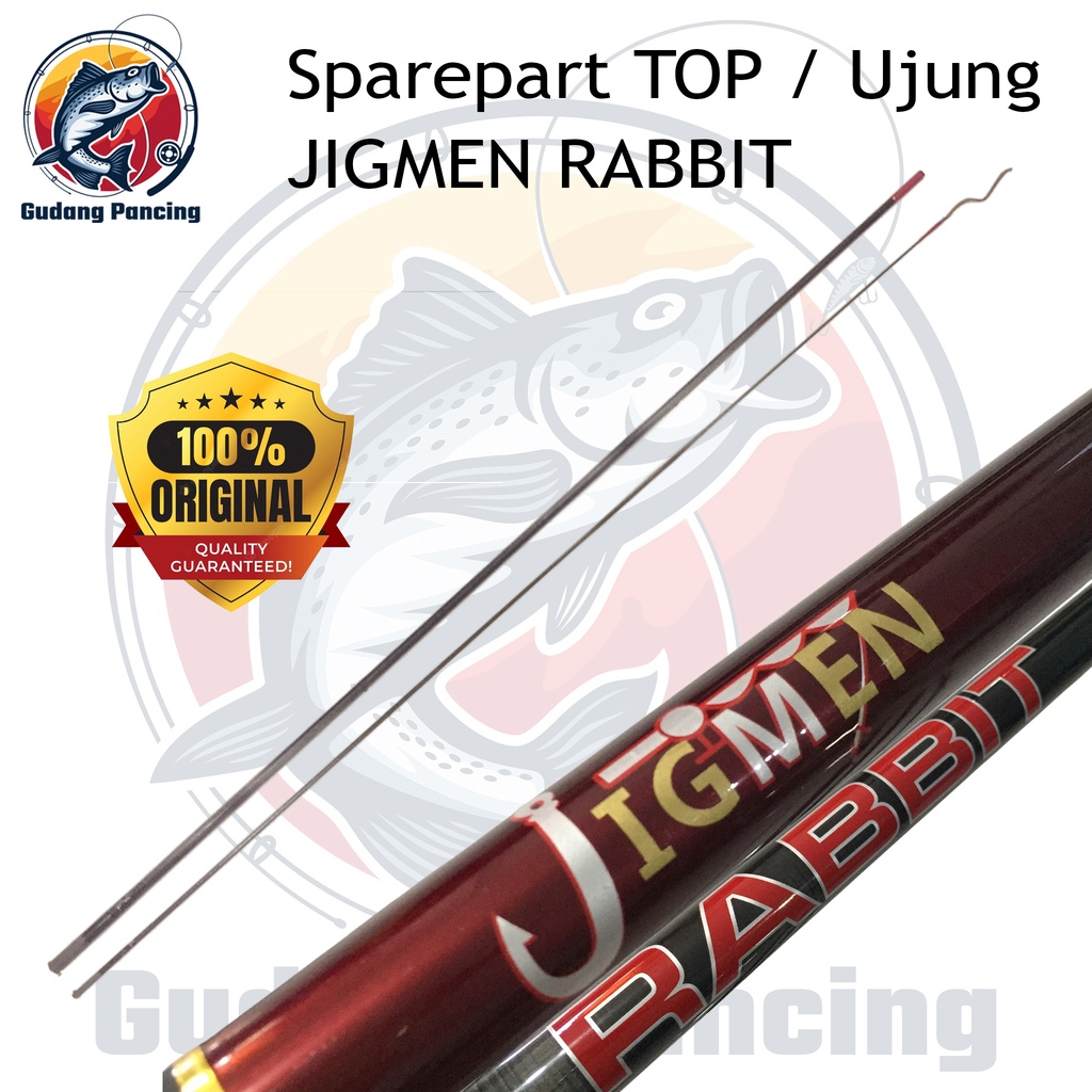 Sparepart Tegeg Top / Ujungan Tegek JIGMEN Rabbit Original