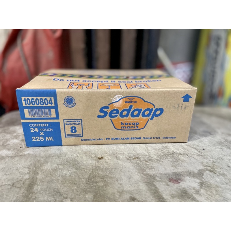 

Kecap Manis SEDAAP POUCH 225 ML / DUS / 24 Pouch