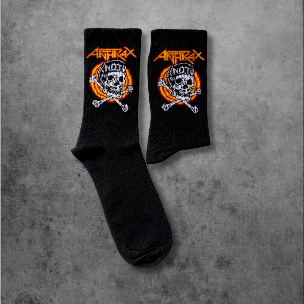 Kaos Kaki Motif Band - Kaos Kaki ANTHRAX - Kaos Kaki Oldschool - Amaterasu Official