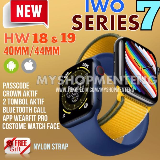 DISKON IWO SERIES 7 HW18 & HW19 NEW SMARTWATCH 40/44MM AP107