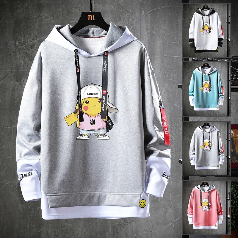 Hoodie Pria Motif Pikachu (A428-1-WY7047)