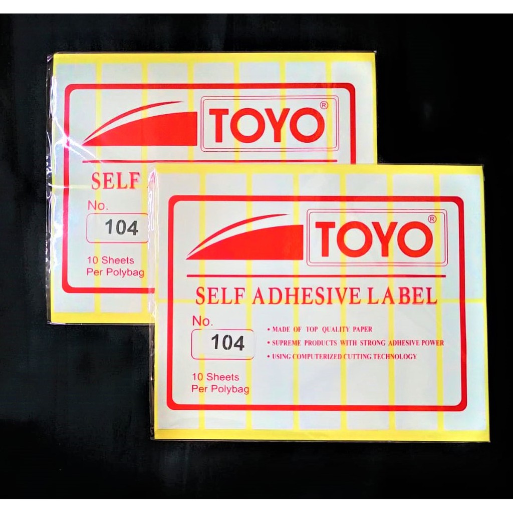 

LABEL NAMA STIKER NO. 104 ( 24 X 75 MM ) NAME LABEL ISI 10 LEMBAR