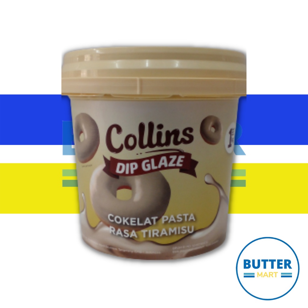 

Collins dip glaze tiramisu | Saus manis rasa tiramisu 1kg