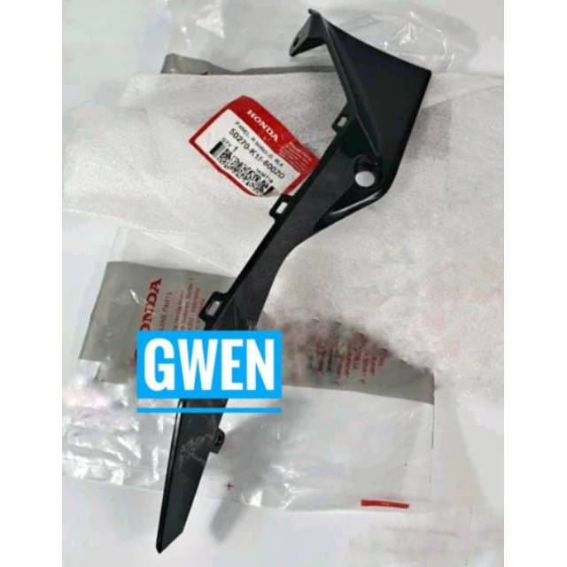 Panel Shroud Cover Sambungan Sayap Tangki New CB150R CB 150R K15M Black Glossy Hitam Kilap 50270K156