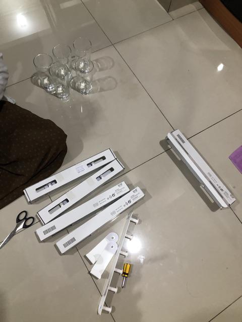 Double Hook, Pengait Ganda, Warna Hitam Sv1396