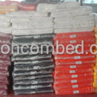 JUAL KAIN BAHAN SOFT COTTON COMBED 24S 30S WARNA  PUTIH 