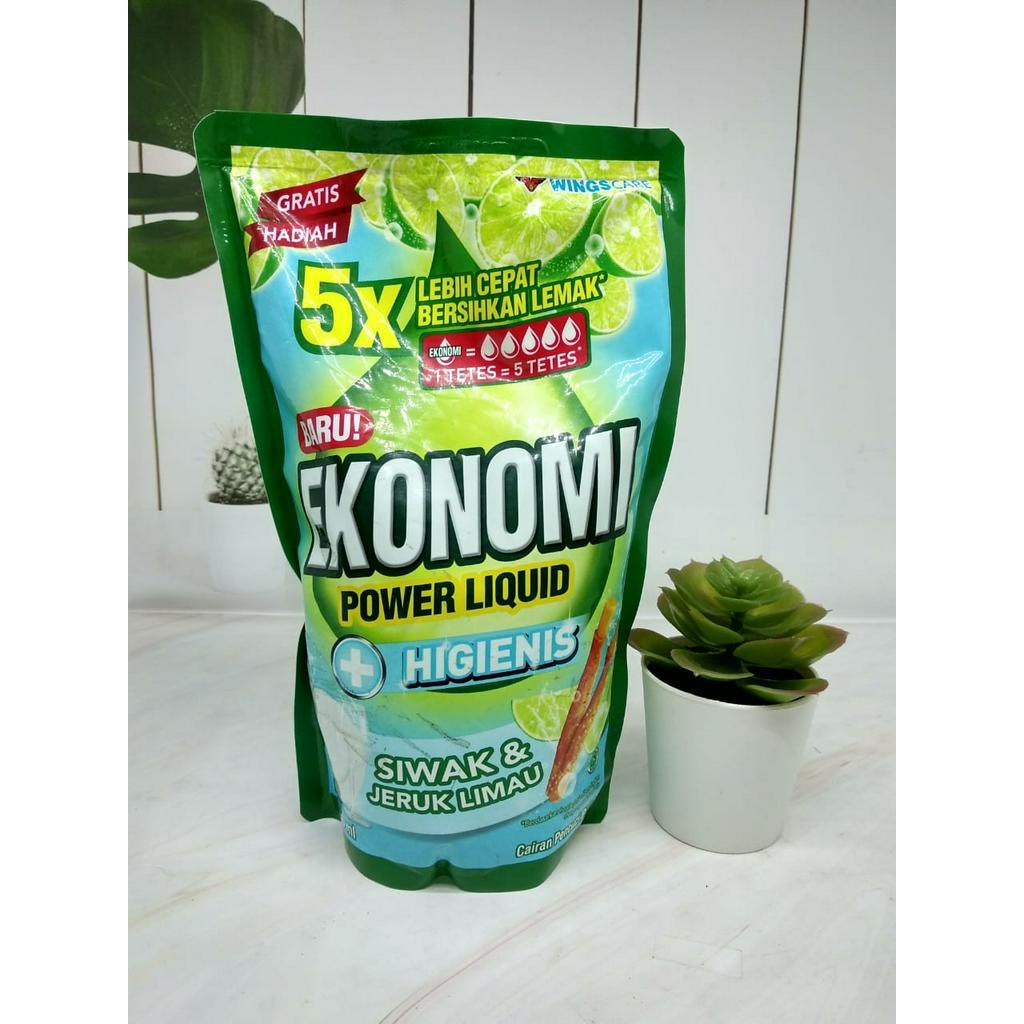 Ekonomi Power Liquid Siwak &amp; Jeruk Limau 760ml