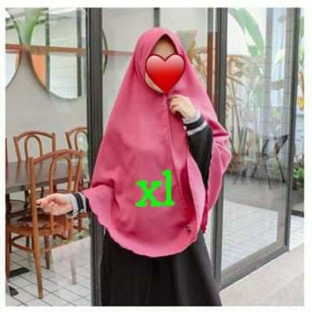 Wiika Hijab - Termurah Jilbab Instan Bahan Wolfis Premium Size XL Pet Antem