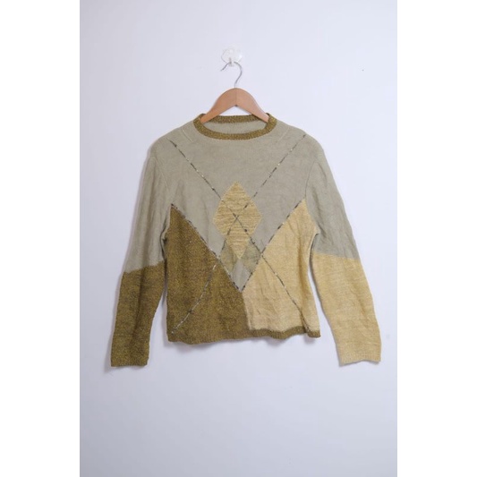 argyle sweater , sweater ketupat