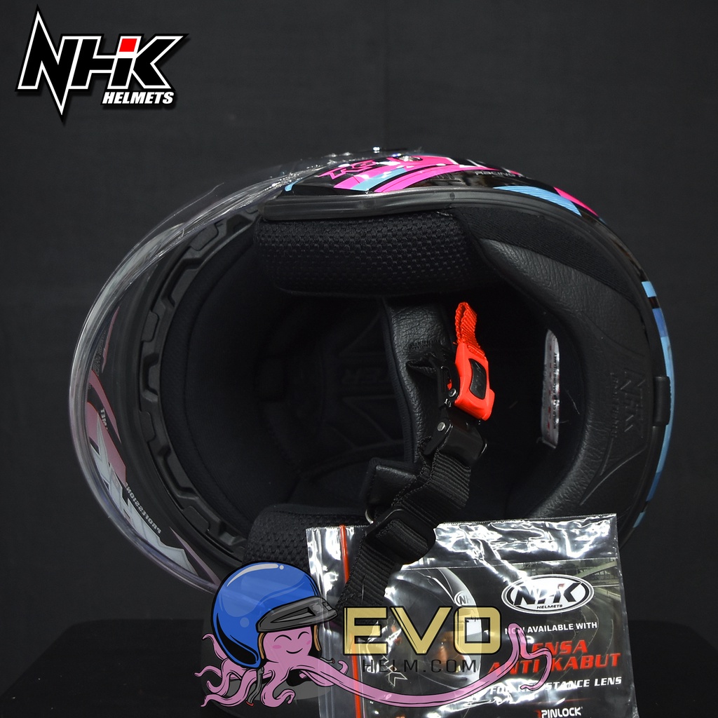 NHK R6 CUBE ORIGINAL HELM NHK HALF FACE MOTIF CUBE WARNA LENGKAP - ONGKIR 2 KG