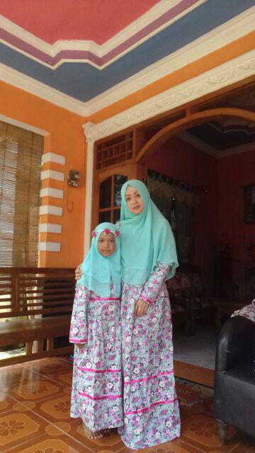 Terlaris New Zarra  (busana Muslim,couple Syari Ibu Anak,batik Dan Sarimbit#pesanan Seragam)