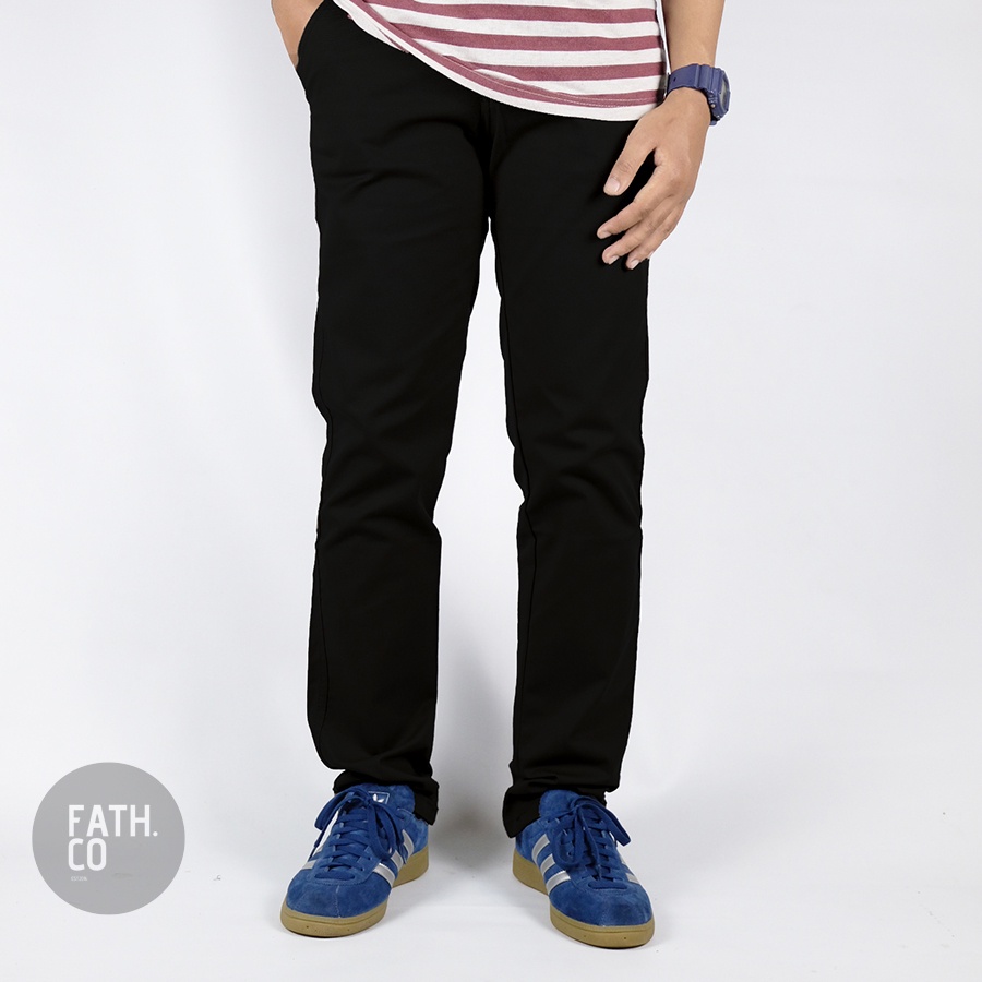 CELANA CHINO PANJANG PRIA HITAM