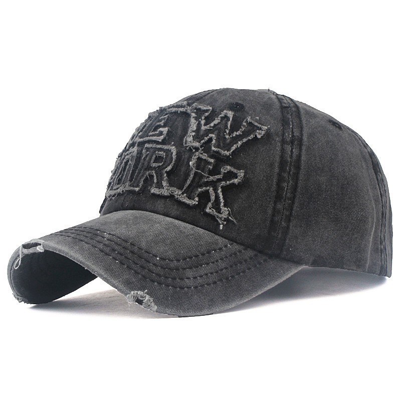 Topi Baseball Adjustable Motif Bordir New York Themed Gaya Hip Hop Untuk Pria Dan Wanita