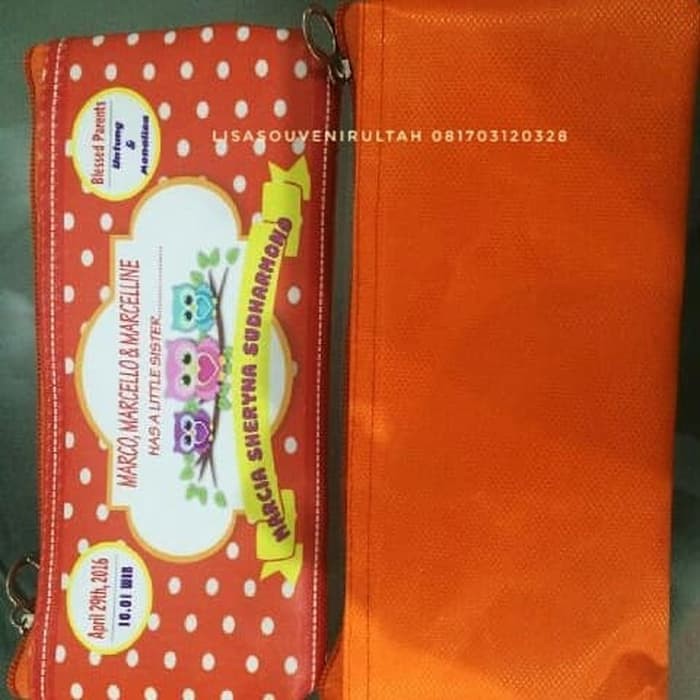 

Souvenir Baby Born Pensil Case Custom Owl