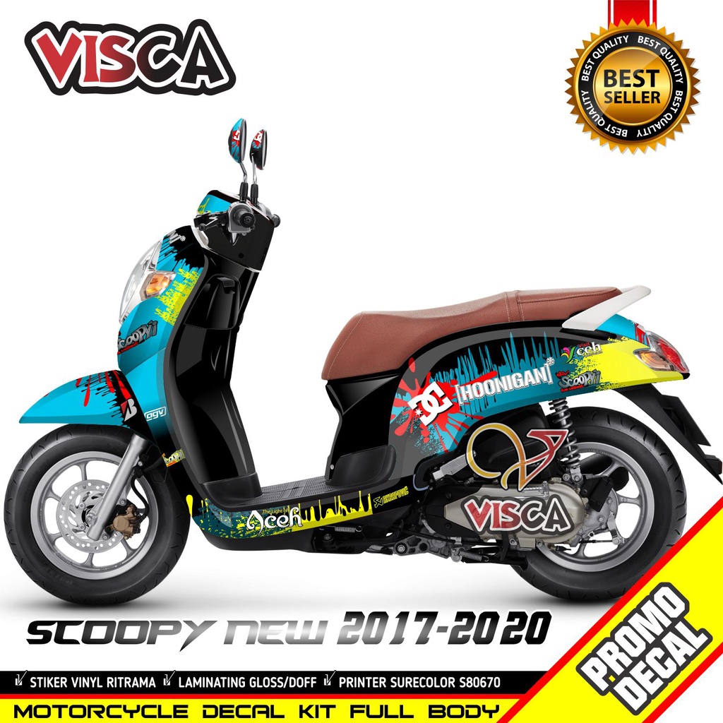 Decal Scoopy New 2018 2019 2020 Full Body Stiker Scoopy New 2018 2019 2020 Full Body Striping Scoopy