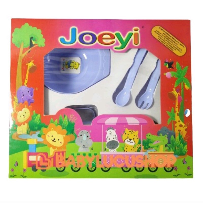 Feeding Set Joeyi KECIL | Tempat MAKAN Joeyi KECIL |Kado Bayi