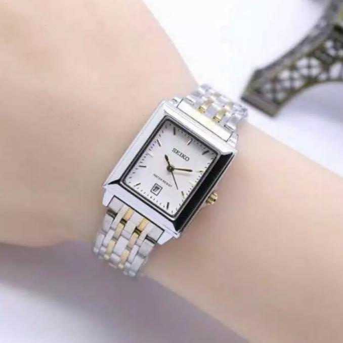 Jam tangan Seiko wanita kotak tanggal aktif 4 varient Star Seller Termurah