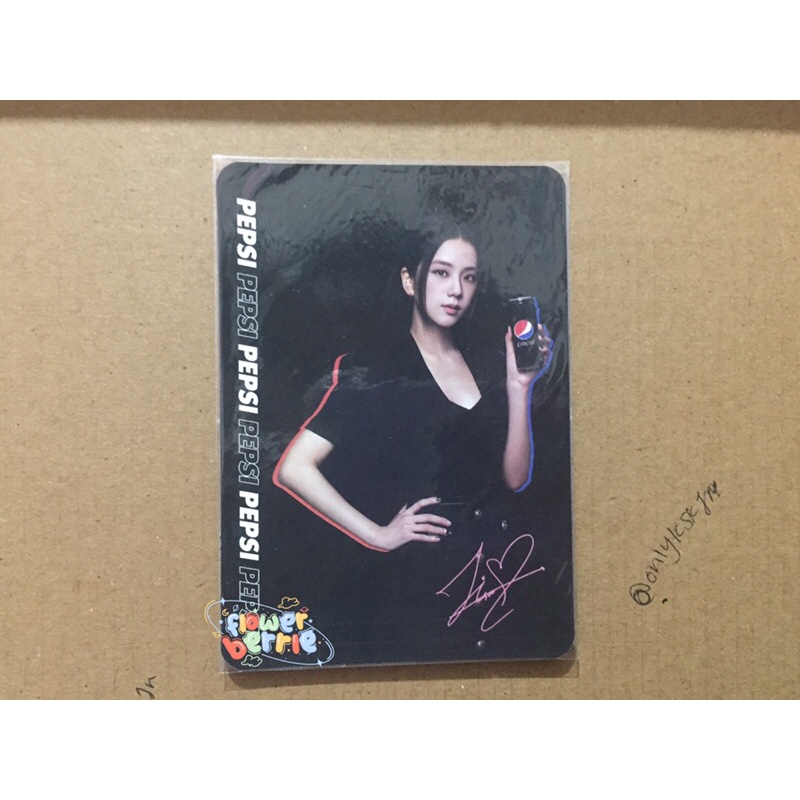 [READY] Official Photocard Pepsi X Blackping Jisoo Edition