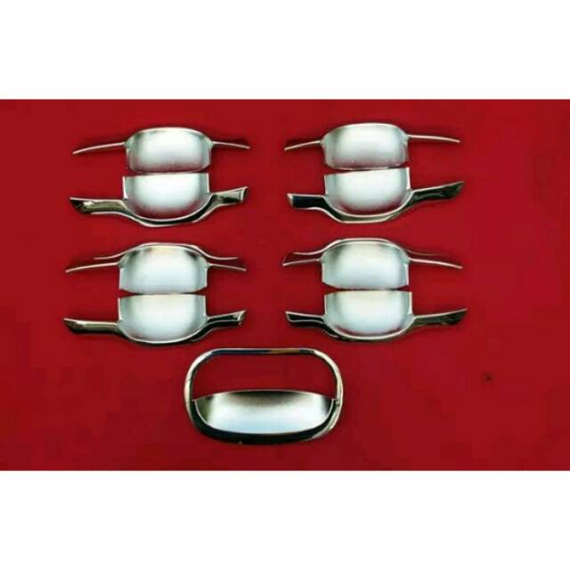 Outer handle pintu mobil toyota rush daihatsu terios JSL chrome
