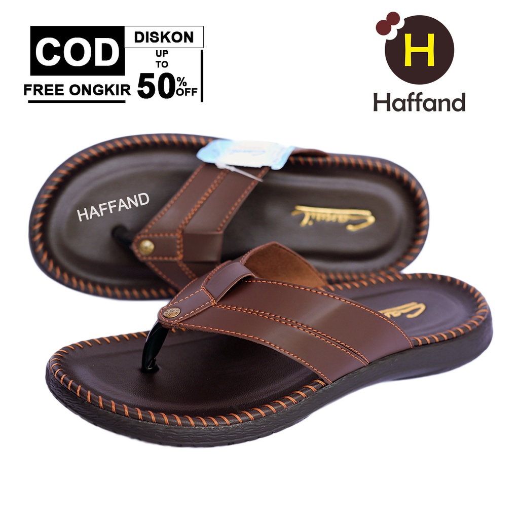 Haffand - Sandal Jepit Sandal Pria Sandal Flip Flop Sandal Hari Raya Idhul Fitri